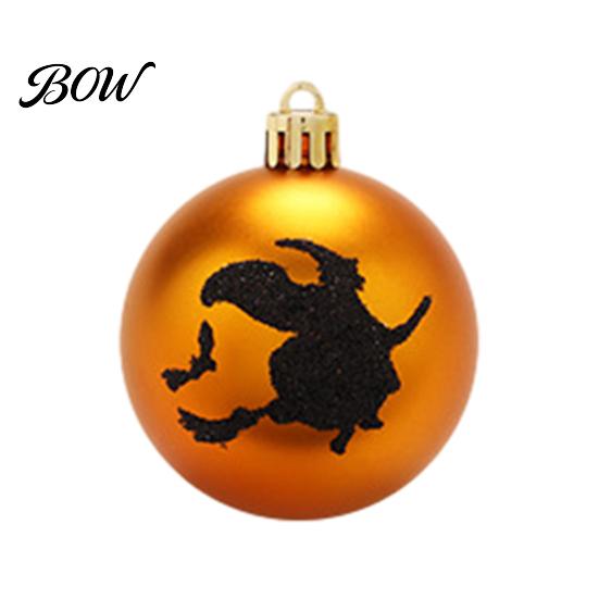 Halloween Themed Decorations 16 Pcs Hanging Ball Decor, 6cm Skull Witch Eye Ornaments Must-have Decor for Ghost Tree, Spooky Window Yard Haunted House