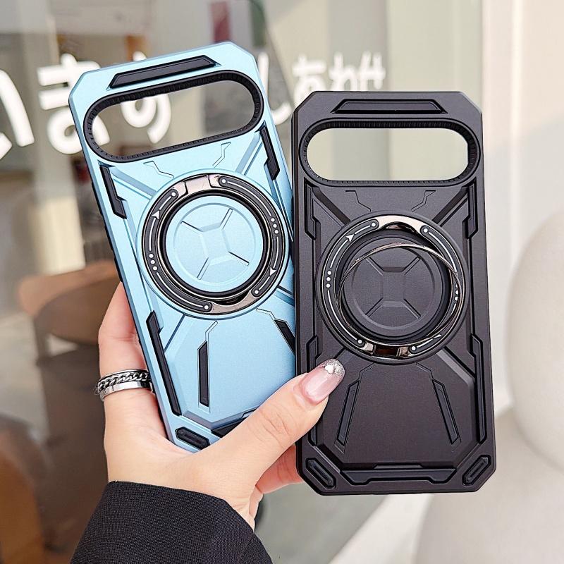 Heavy Duty Shockproof Armor For Magsafe Case For Google Pixel 9 Pro XL Magnetic Wireless Charging Military Bracket Rugged Cover