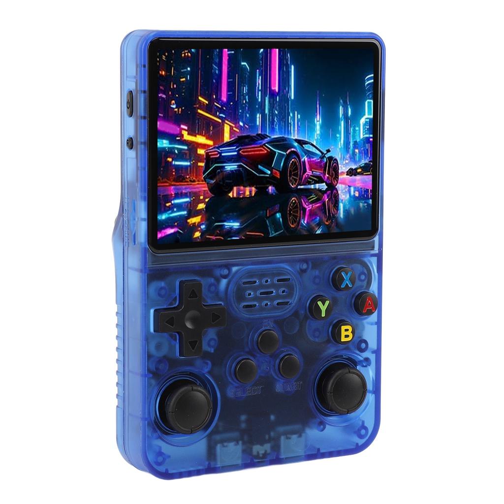 Handheld Game Console 3.5 Inch 640x480 IPS Color Screen Dual 3D Joystick Portable Video Game Player with Storage Card
