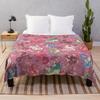 Chromatic Dragons In Red Throw Blanket