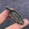 Russian Charoite Gemstone Copper Wire Wrap Jewelry Pendant 2.56" j7k60