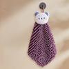 Household Hanging Bear Hand Towel Kitchen Bathroom Thickened Hand Towel High Value High-end Hand Towel
