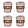 10pcs /Lots Trendy Pattern Letter Slogans Embroidery Patch Diy Pink Cartoon Couple Patch Iron On Patches Sew Stickers Badge Decor 