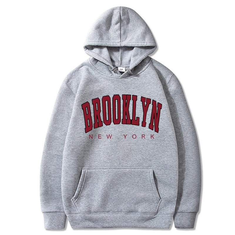 Men Hoodie 1898 New York Print Women Hoodie Set Kawaii Female Sweatshirt Harajuku Loose Long Sleeve Plus Size Clothes