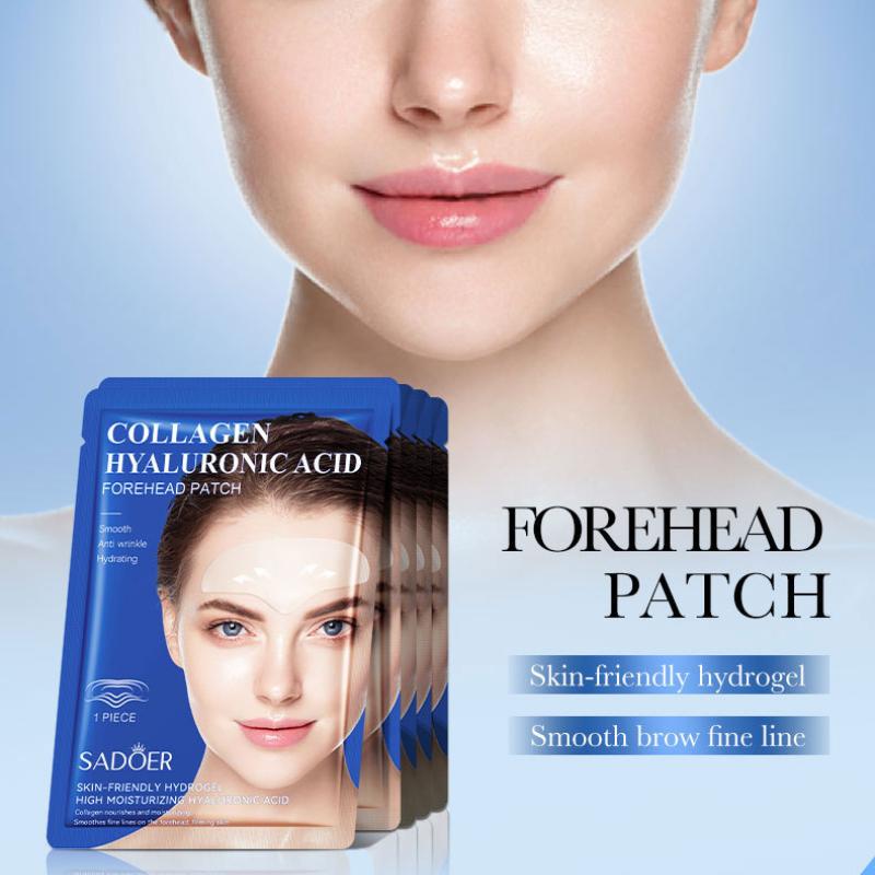 Hyaluronic Acid Forehead Sticker SADOER Collagen Firming Improves Forehead Lines