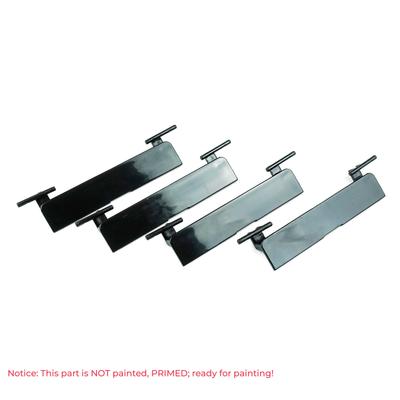 BSR516-1 4 Pièces Moulure Porte-Bagages de Toit Panoramique Cache-Porte-Baguettes Bande d'Eau Boîtier 95 mm*20 mm pour Mercedes Classe C W204 S204 C204 2007-2015