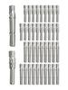 Solar Connector Terminal Set 20 Pairs Male Female for High Load Capacity