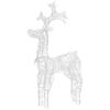 Reindeer Christmas Decoration 3 Pcs 60x16x100 cm Acrylic