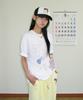 Ronron Betty Boop Dreamy Ribbon Over Fit T Shirt White
