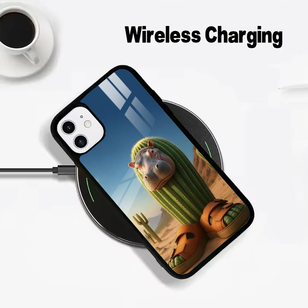 Brainrot Tralalero Phone Case For IPhone17 16 15 14 13 12 11 Pro Max 16/15/14Plus Wireless Charger Cover Funda