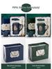 Ceramic Coffee & Tea Set with Lid, Spoon, Infuser, and Strainer - Gift Box Included