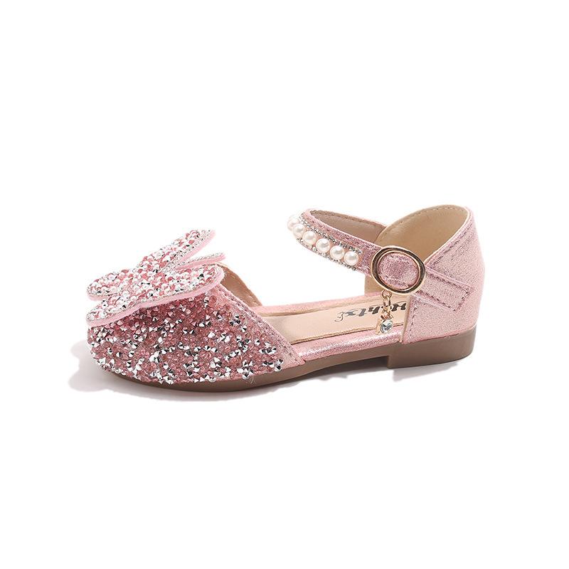 Girls' Princess Diamond Leather Dance Shoes - 2026 Spring/Summer/Autumn New Style for Baby and Lady.