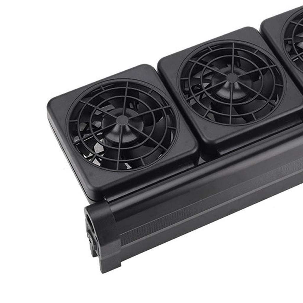 Fish Tank Cooling Fan System Mini Adjustable Wind Speed Aquarium Water Cooling Fan for Aquarium