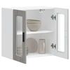 Vidaxl Kitchen Wall Cabinet with Glass Doors, Porto