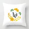 Nordic Fall Home Decor Autumn Throw Pillow Case Sofa Cushion Cover Modern  Letter