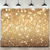 2D Sparkling Golden Confetti Party Backdrop Photography Background Banner