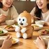 USB Rechargeable Food Cooling Fan Cute Cartoon Design Hanging Cooling Tool  Travel Use
