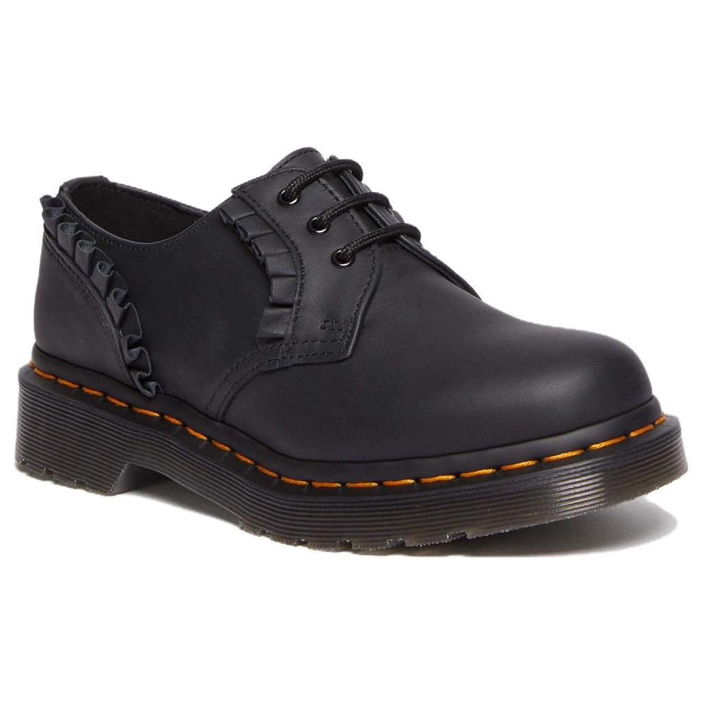 Dr. Martens 1461 Frill Leather Lace-Up Casual Shoes Women Shoes Black 30696001