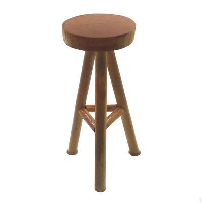 Dollhouse Bar Stool Interior Accessories Toy Scene Scenery Ornament
