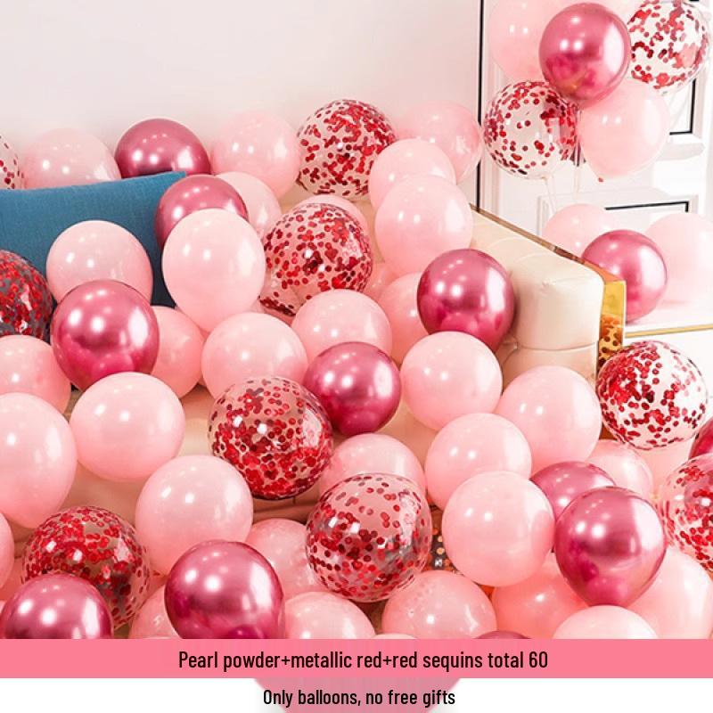 2025 Pink Balloon Set for Engagements, Weddings, and Birthdays