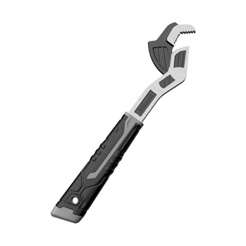 Adjustable Wrench Professional Shifters Spanner Wide Jaw Tool with Wide Calibers Opening for Household