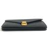Louis Vuitton Long Wallet Bi-fold Flap Long Wallet Calf leather Black