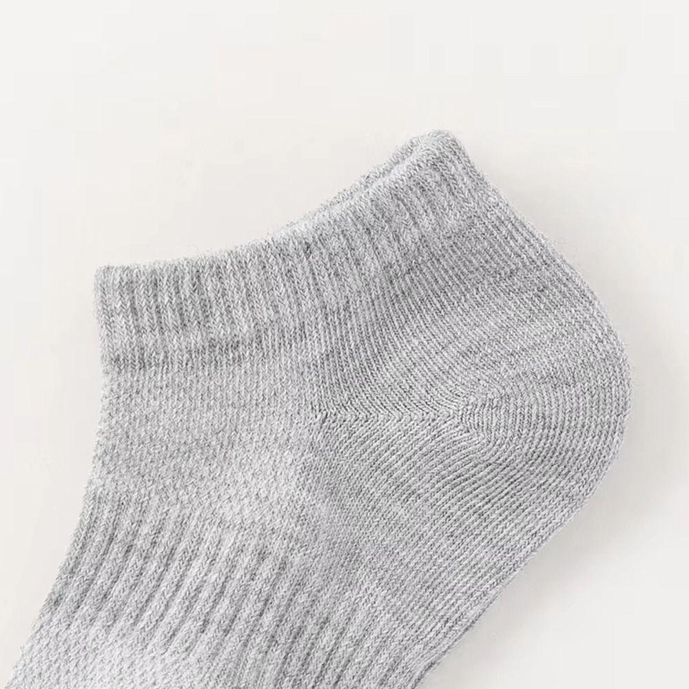 5 Pairs Thin Low Cut Socks Breathable Toddler Baby Socks Children's Ankle Socks  for Boys & Girls