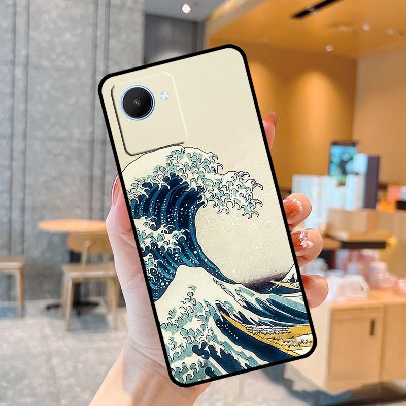 The Great Wave Off Kanagawa For Realme GT7 Pro GT6 10 11 12 13 14 15 Pro Plus C55 C71 C75 C67 C63 C61 C53 C35 C65 Case