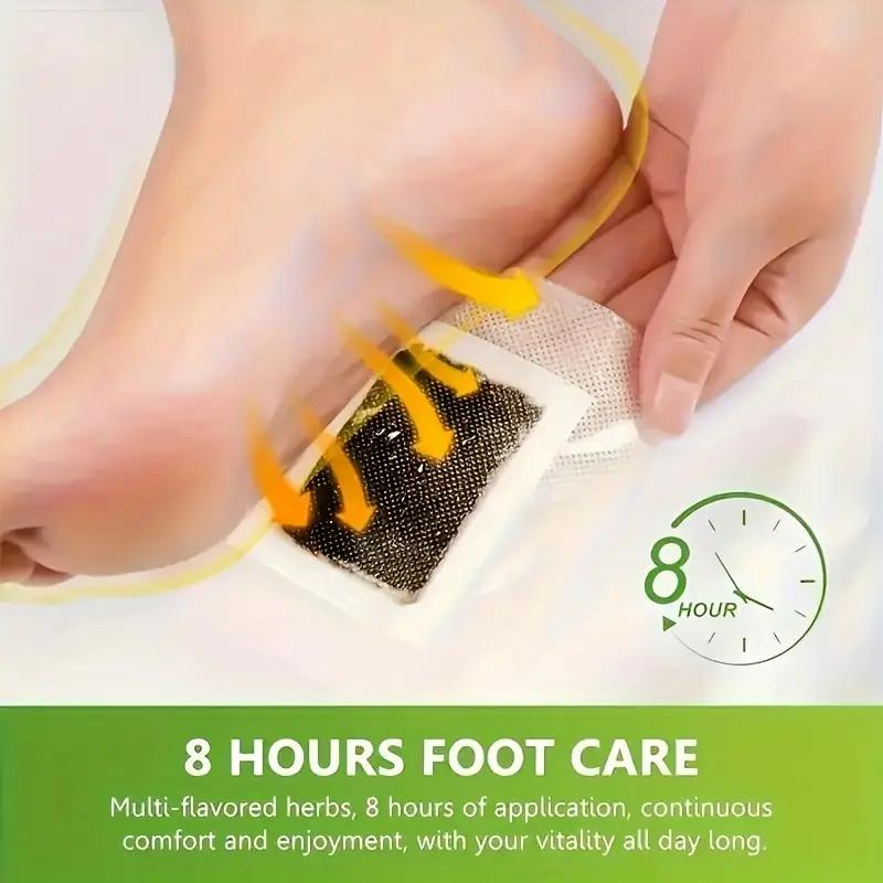 10/20/30 PCS Natural Ginger Extract Deep Cleansing Foot Patch, Revitalizing and Relaxing Feet During Sleep