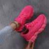 Women Mesh Breathable Casual Sneakers Lace-up White Shoes Ladies Platform Sneakers Female Shoes oversized  Zapatos
