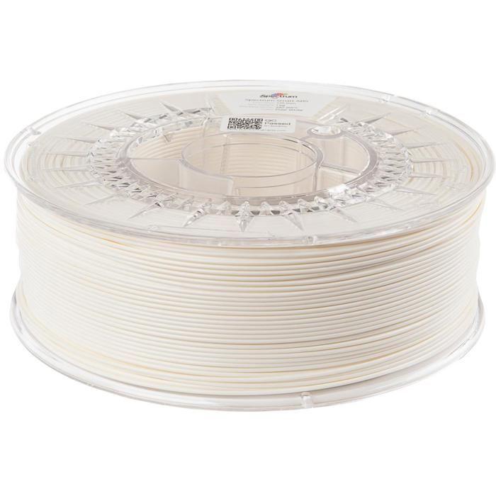 Filament ABS - FILAMENT - Polar White - 1,75 Mm - 1 Kg - Température D'impression 255 °C