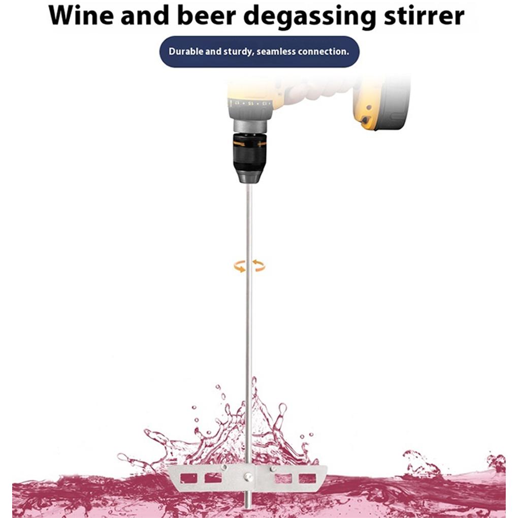 2025 Nouvelle Palette de brassage de bière Rouge Vin, Palette d'aération en Acier Inoxydable, Tige mélangeuse pour agitateur de brassage maison