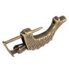 Antique Fish Shaped Bronze Metal Lock Old Chinese Padlock For Drawer Jewelry Box