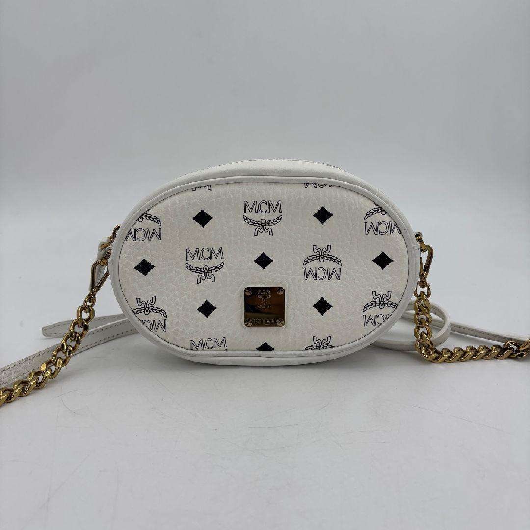 [Pre-Owned] Logo Leather Waist Bag Crossbody Small Size - Good #9UHCA8 ONE SIZE
