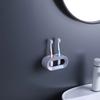 Porta spazzolino elettrico doppio foro supporto autoadesivo supporto da parete salvaspazio accessori per il bagno