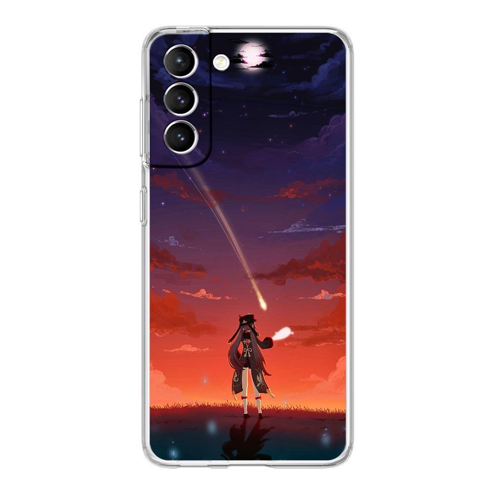 

Genshin Impact Game landscape Phone Case For Samsung Galaxy S23 Ultra S22 5G S20 S21 FE 5G S10E S9 S8 S10 Plus Soft Clear Cover Samsung S20 Plus