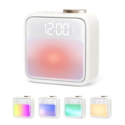 Vidafelic Alarm Clock Light Alarm Clock Night Light Rechargeable Table Clock Simple Loud Alarm Sleep Timer Bedside Lamp Birthday Gift Christmas
