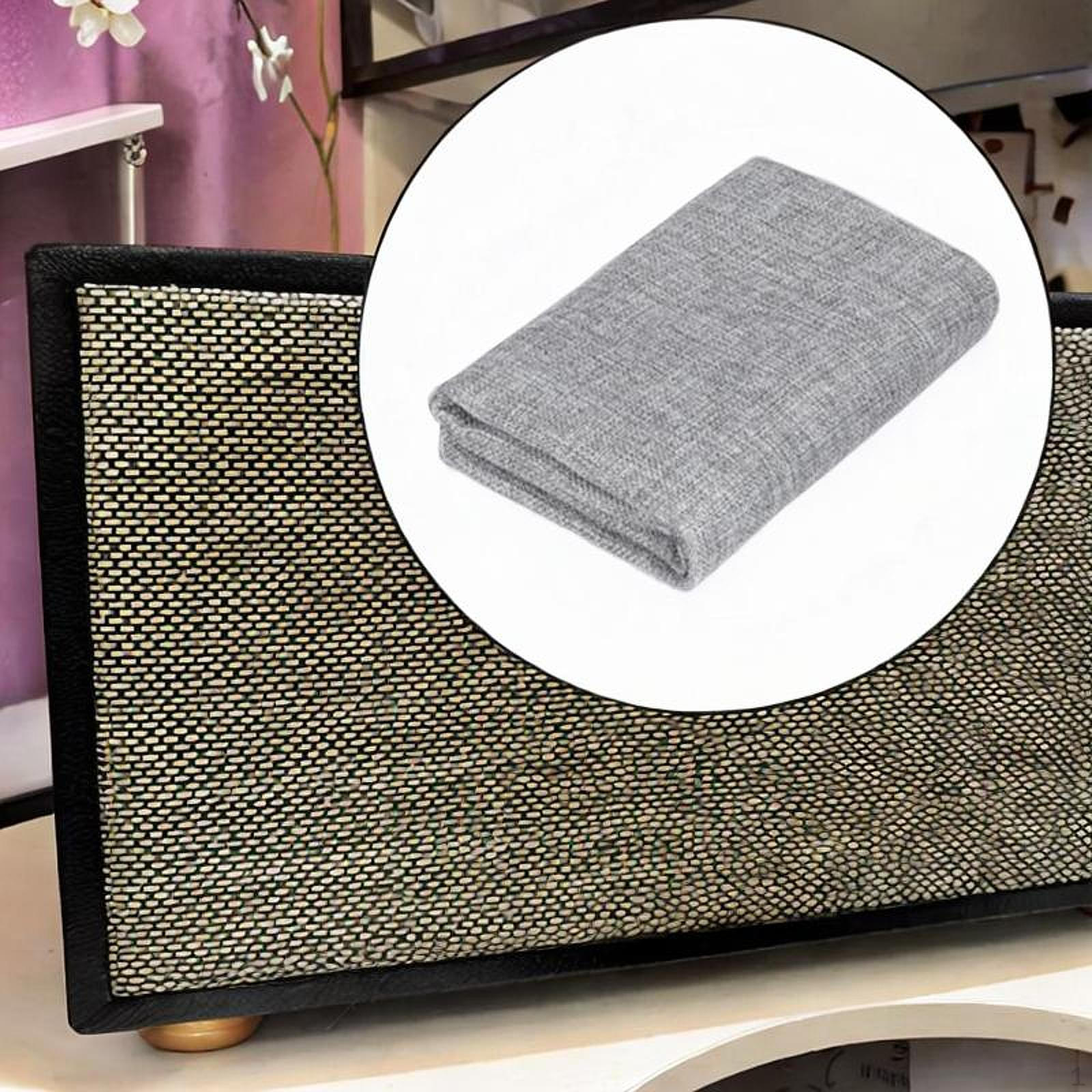 

Speaker Mesh , Stereo Box 145 Cm X 50 Cm, Replacement for Media Cabinets Gray