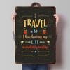I Travel a Lot Poster Customized Vintage Metal Signs Wall Art Retro Tin Plaque for Mancave Decoration Gaming Bedroom Decorations