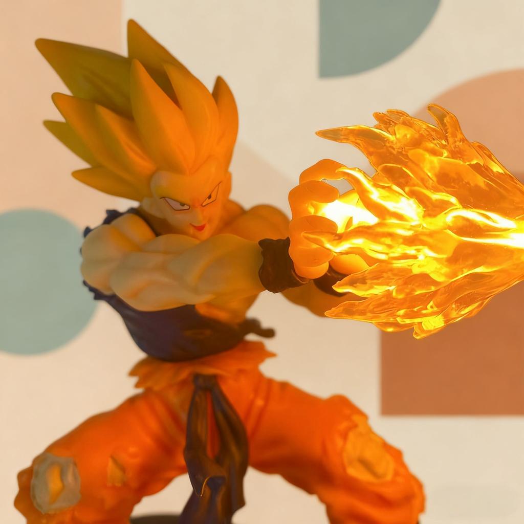 Ny Dragon Ball Goku Nattlys Anime Modell Dukke for Borddekorasjoner Kreativt Nattlys for Guttebursdagsgaver