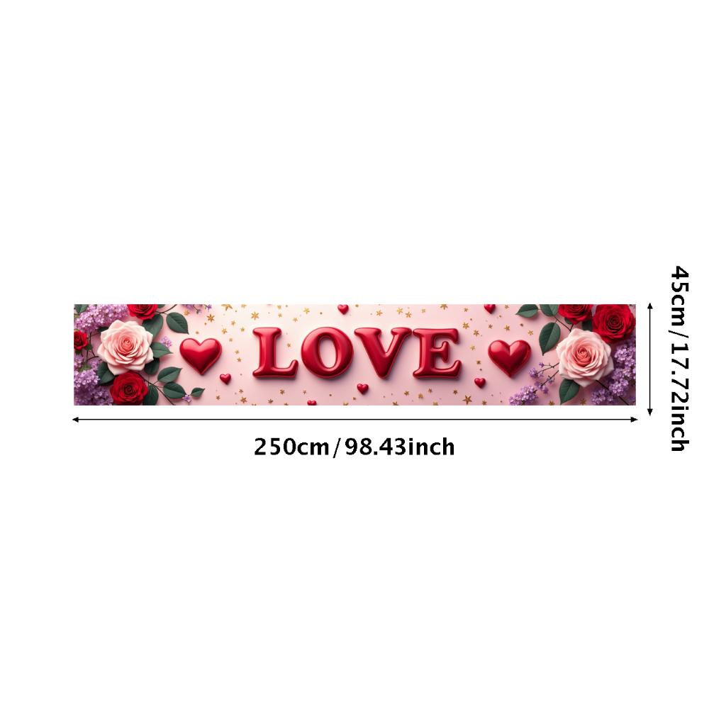 

Pink Anniversary banner Beautiful Customizable Rose-themed Party backdrop Stunning Event banner for Photoshoot