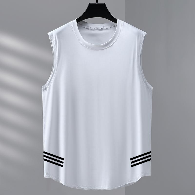 Taglie Forti 4XL-10XL T-shirt Oversize Senza Maniche da Uomo Top Estivi T-shirt Casual Abbigliamento Estivo