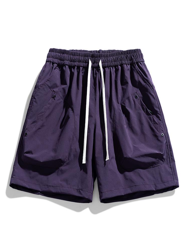 Men's Casual Shorts, Ice Silk Outdoor Workwear Shorts, Men's Quick Drying Shorts, Loose Sports Pants