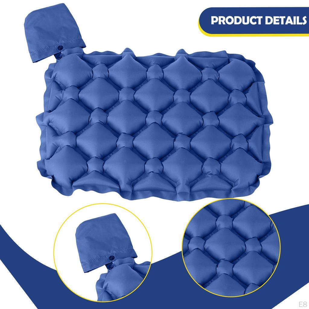 Inflatable Seat Cushion Air Sitting Mat Portable Chair Breathable Pad Waterproof Tear
