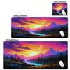 Sunset Landscape Mouse Pad Scenery Nature Mousepad XXL Natural Rubber Desk Mat Fabric Non Slip Rubber Base Desktop Mausepads