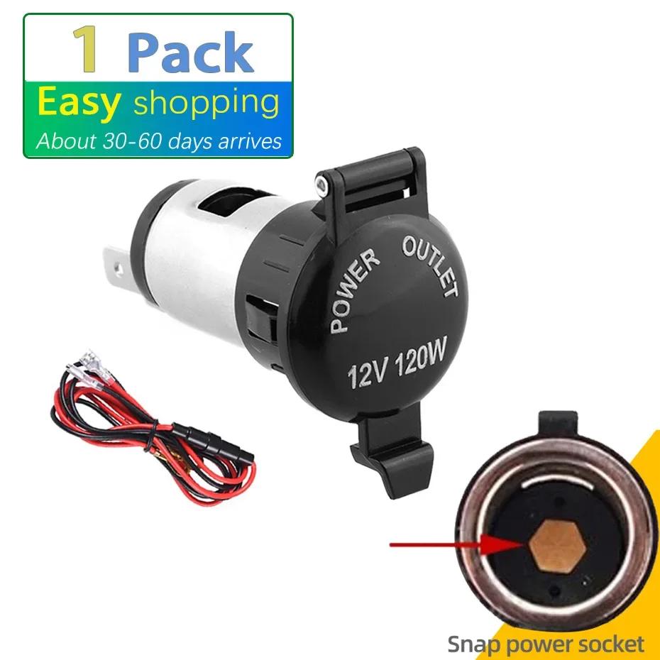 Auto-Zigarettenanzünder-Universalsteckdosenadapter Tragbare Steckdose 12V-24V 120W-250W für Auto-LKW-Motorradboot