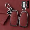 Metal Leather Car Key Case Cover For Geely Key Fob Cover Multicolor for Geely Coolray 2024 X6 Emgrand Global Hawk GX7 Keychain