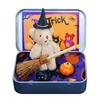 Little Bears in A Box Charming Halloween Present Idea for Halloween Party FavorLight Brown