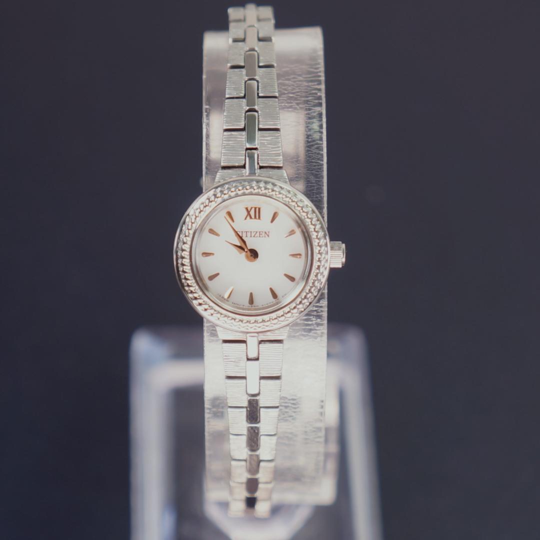 [In good condition] citizen Kii: Eco Drive Silver EG2981-57A