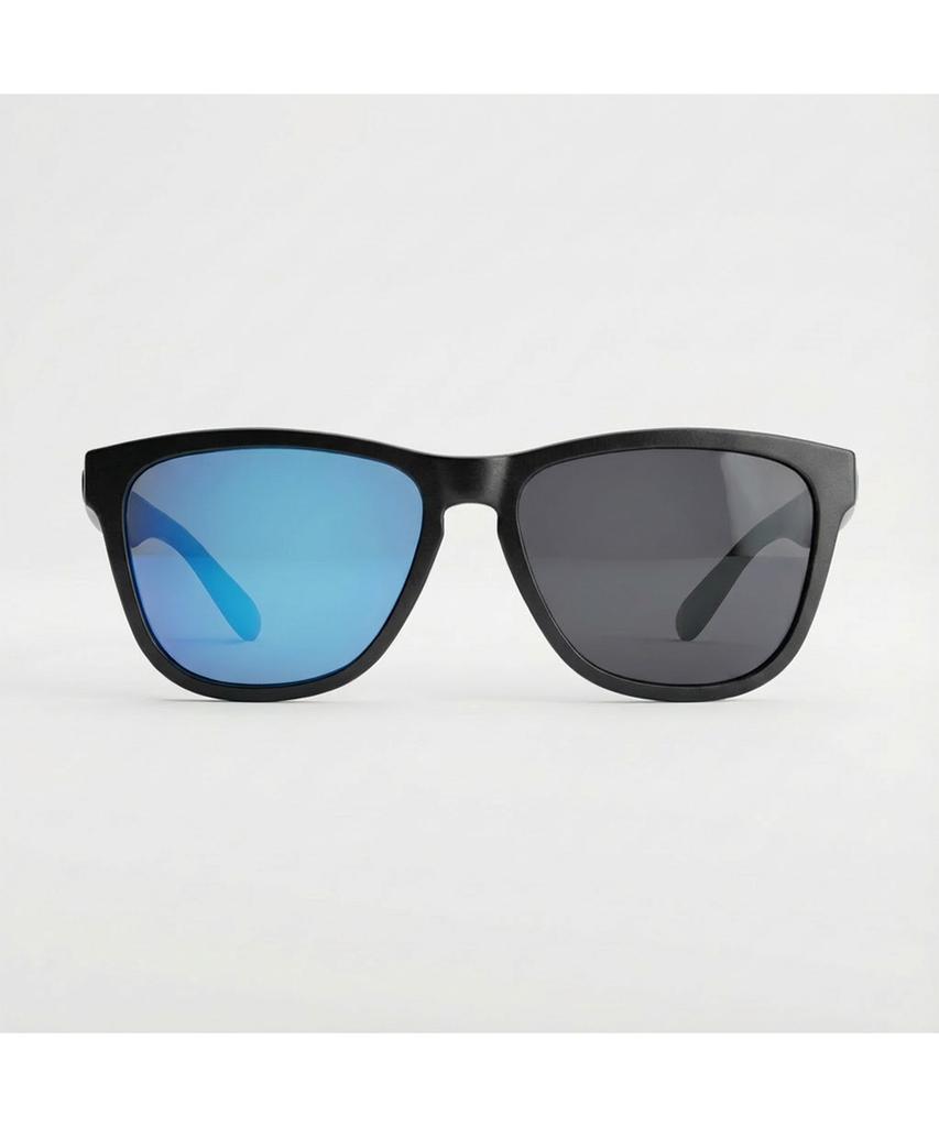 Pilli Neon Sports Sunglasses L Size (Shiny Black, Blue Photochromic)